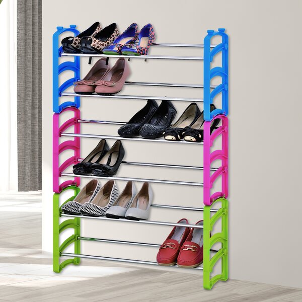 Rebrilliant 6-Tier Stackable Shoe Rack & Reviews | Wayfair